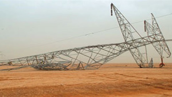 ضابط يروي تفاصيل واقعة «تخريب برج كهرباء بالصف»