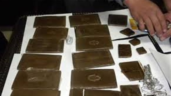 ضبط عاطل بحوزته 13 فرش حشيش بالمنوفية  