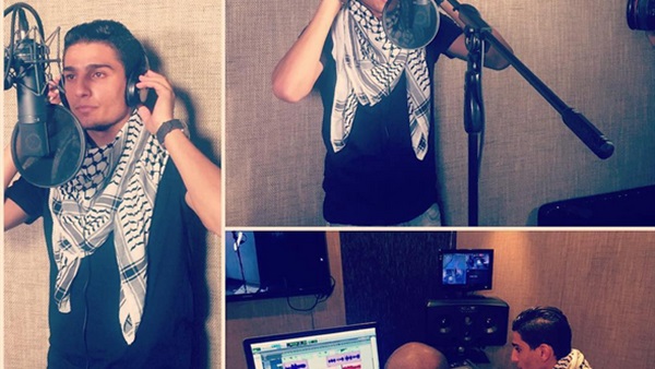 بالصورة.. كواليس تسجيل «دايما هذى رجالك» لمحمد عساف  