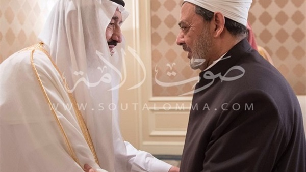العاهل السعودى يلتقي «الطيب» ويتفقد ترميمات الجامع الأزهر