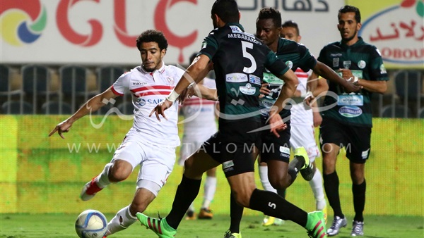 كهربا يحرز الهدف الاول للزمالك امام بجاية