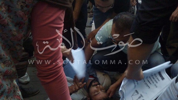 حالة اغماء بمحيط نقابة الصحفيين