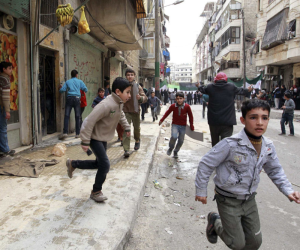 مدنيون يفرون مع احتدام معركة الرقة فى سوريا