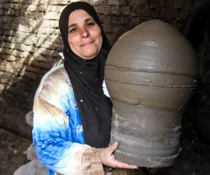 الفن المصري الجميل في صناعة الفخار