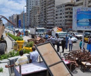 رفع 290 حالة إشغال طريق في حملة مرافق بالجيزة