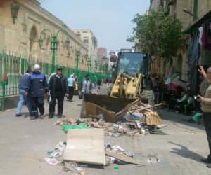  حملات نظافة صباحية ومسائية بعدد من شوارع حي العجوزة