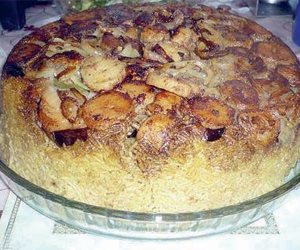 هتعملى غدا إيه بكرة؟؟..مقلوبة بالفراخ والباذنجان