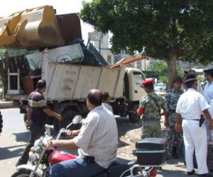 رفع 172 حالة إشغال طريق في حملة مرافق بالجيزة