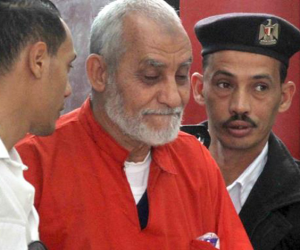 تأجيل محاكمة بديع و46 إخوانيا في "أحداث قسم شرطة العرب" لـ 19 فبراير