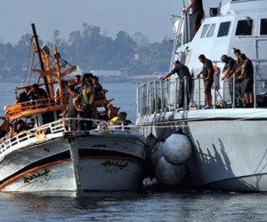 حرس السواحل الليبي يستهدف سفينة أجنبية غرب ساحل زوارة