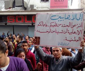 حركة من أجل مصر تدين حادثي مار جرجس والمرقسية