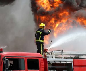 وزارة البترول تعلن السيطرة على حريق خط غاز العين السخنة
