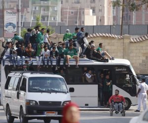 حشود بورسعيدية تصل الإسماعيلية لمؤازرة المصرى أمام كمبالا (صور)