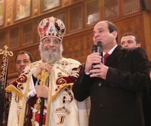 البابا تواضروس يشكر السيسي بعد تهنئته الأقباط بعيد القيامة