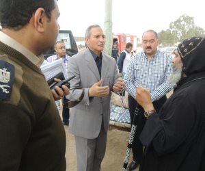 مدير أمن سوهاج يزور مطرانية اخميم ودير الانبا شنوده الابيض بسوهاج .