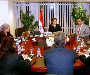 سحر نصر تبحث زيادة الاستثمارات الصينية مع بنك التصدير والاستيراد 