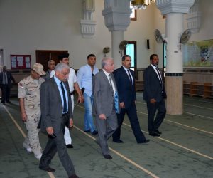 محافظ جنوب سيناء يتفقد أعمال رفع كفاءة مسجد الفيروز  في مدينة طور 