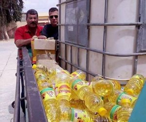 ضبط زيوت وألبان غير صالحة للاستهلاك الآدمي ببئر العبد في شمال سيناء (صور)