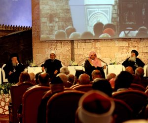 شيخ الأزهر من مؤتمر السلام: الإسلام لم يقاتل تحت بند «كفار»