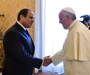 الرئاسة عن زيارة بابا الفاتيكان: أدخلت السعادة والفرح إلى الشعب المصري