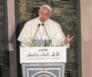 شباب«من أجل مصر» بأسيوط: زيارة بابا الفاتيكان ..رسالة سلام من مصر للعالم