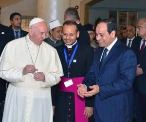 بابا الفاتيكان يوجه الشكر للرئيس السيسى على دعوته لعقد مؤتمر دولى حول غزة
