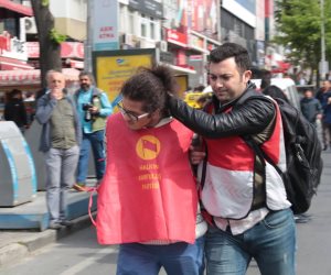 اعتقال العشرات في تركيا في مظاهرات عيد العمال (صور)