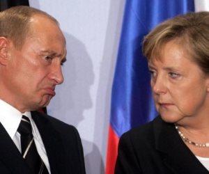 لقاء المستشارة الألمانية والرئيس الروسي.. ماذا دار بينهم اليوم؟