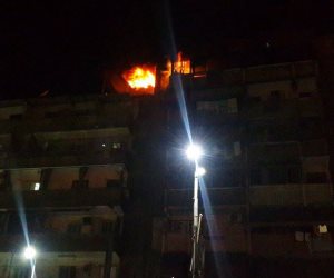 اندلاع حريق في شقة سكنية بالإسكندرية