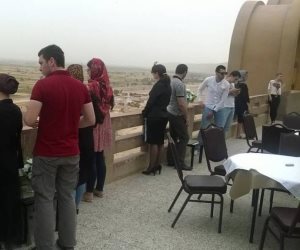 وفد طلابي من جامعة روسيا فى زيارة لدير السيدة العذراء بأسيوط