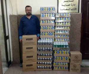 القبض على صاحب سوبر ماركت لبيعه خمور مجهولة المصدر في حلوان