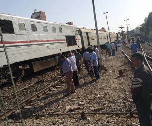 50 مصابا حتى الآن في حادث تصادم قطاري سوهاج