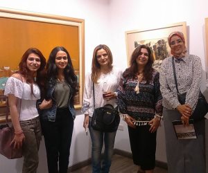 افتتاح معرض «لاند سكيب» للفنانة أميرة مناح.. (صور)