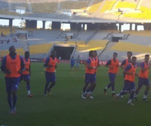 بالصور.. الزمالك يخوض المران الأخير استعدادا لموقعة كابس يونايتد