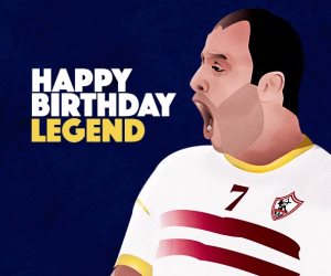 الزمالك يحتفل بعيد ميلاد لاعب الطائرة أشرف أبو الحسن ويصفه بـ«الأسطورة»