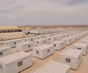 مفوضية اللاجئين بالأردن تدشن محطة للطاقة الشمسية فى مخيم الأزرق للاجئين السوريين