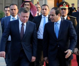 عاهل الأردن يعزي الرئيس السيسي في ضحايا حادث سوهاج