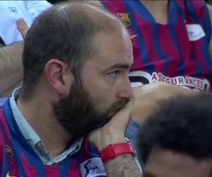  الحزن يخيم على جماهير برشلونة بعد فوز ريال مدريد (فيديو)
