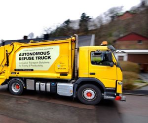 فولفو تختبر شاحنات قيادة بدون سائق في السويد