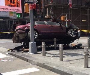 حادث صدم جماعى في أشهر ميادين نيويورك