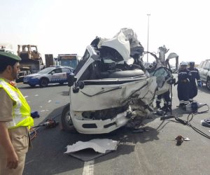 وفاة 7 أشخاص وإصابة 35 بحادث تصادم فى دبى 