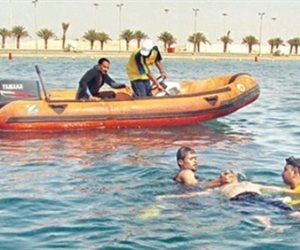 الإنقاذ البحري بالغردقة في البحر الأحمر : تلقينا إخطارا بتعرض شابين للغرق 
