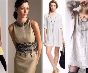 الكتان يغزو موضة صيف 2017