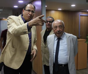 طارق النبراوي نقيب المهندسين يزور صوت الأمة (صور)