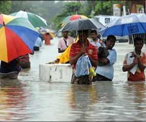 مقتل 25 شخصا وفقدان 42 جراء الأمطار الموسمية فى سريلانكا