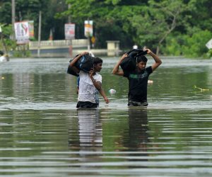  ارتفاع ضحايا سيول سريلانكا إلى 164شخصا 