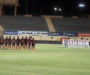 دقيقة حداد قبل مباراة الزمالك والداخلية علي شهداء الوطن بالمنيا