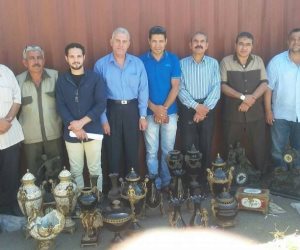جمارك دمياط تمنع تهريب مجموعة من القطع والمقتنيات الأثرية