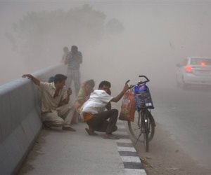 مصرع 7 أشخاص بسبب العواصف والأمطار فى منغوليا الداخلية بالصين