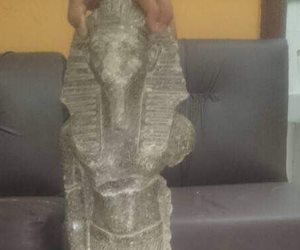 ضبط تاجرين بحوزتهما تمثال آثري في الفيوم